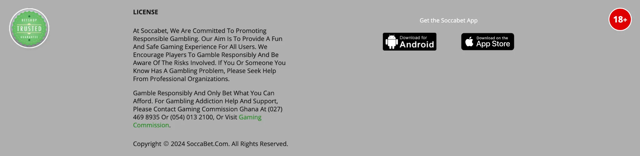 Soccabet support information and contact details overview